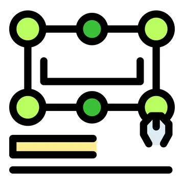 Algorithm being constructed with settings and dependencies symbolized by co.. Stock Illustration