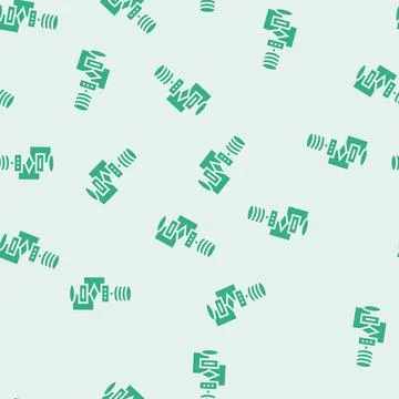 Algorithm big data glyph seamless pattern イラスト素材