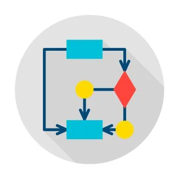 Algorithm Circle Icon イラスト素材