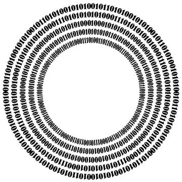 Algorithm, Data Code, Decryption and Encoding Binary Code Background. Numb... 스톡 사진