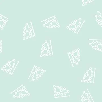 Algorithm data science line vector seamless pattern 스톡 일러스트