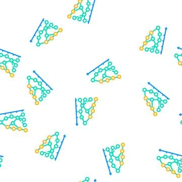 Algorithm data science vector seamless pattern 스톡 일러스트