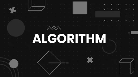 Algorithm, Dynamic Minimal Moving Shapes Animation Video stock 278267262