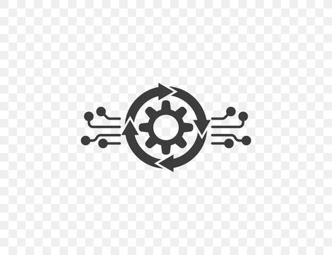 Algorithm, engineering, channel icon. Vector illustration. 库存插图
