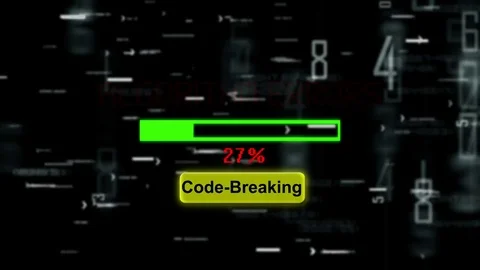 Algorithm errors code breaking Stock Footage 83745325
