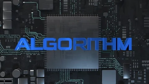 Algorithm 스톡 동영상 266296481