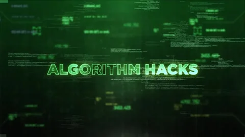 Algorithm Hacks Style Hologram Video Stock-Footage 317031313