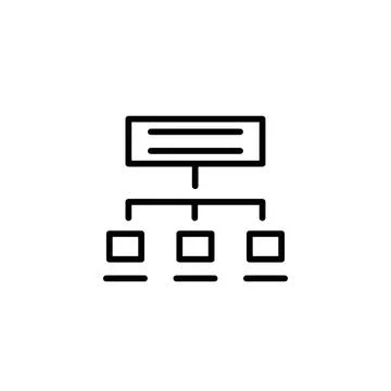Algorithm Icon for Computer Science, Data Analysis, and Machine Learning Gr.. Stock Illustration