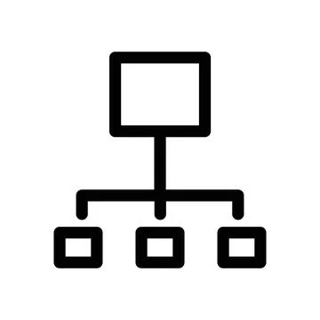 Algorithm icon design in filled and outlined style Illustrazione stock