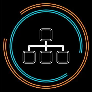 Algorithm icon.  element illustration. Stock Illustration