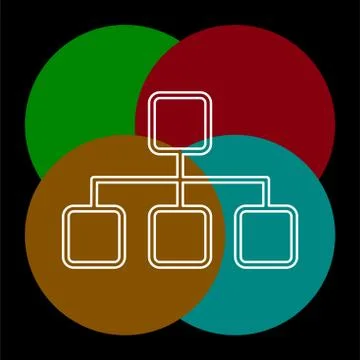 Algorithm icon.  element illustration. Stock-Illustration