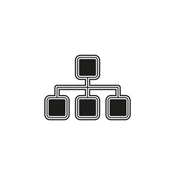 Algorithm icon. Simple element illustration. Stock-Illustration