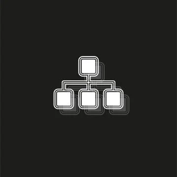 Algorithm icon. Simple element illustration. Stock Illustration