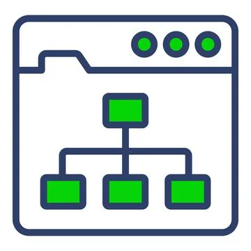 Algorithm Icon. User interface Vector Illustration, As a Simple Vector Sign.. Stock Illustration