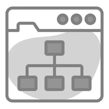 Algorithm Icon. User interface Vector Illustration, As a Simple Vector Sign.. イラスト素材