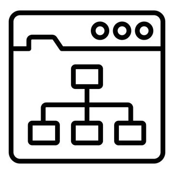 Algorithm Icon. User interface Vector Illustration, As a Simple Vector Sign.. Stock Illustration