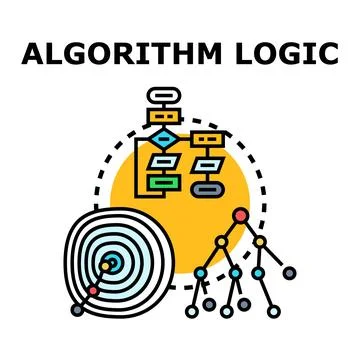 Algorithm logic coding scheme development planning process イラスト素材