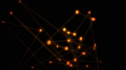 Algorithm machine learning connected lines Stock Footage 161057482