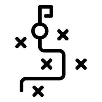 Algorithm scheme representing decision making process Illustrazione stock