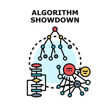 Algorithm showdown comparing different data structures 库存插图