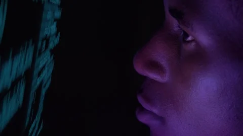 Algorithm Symphony: A Coder's Performance Stock Footage 267106345