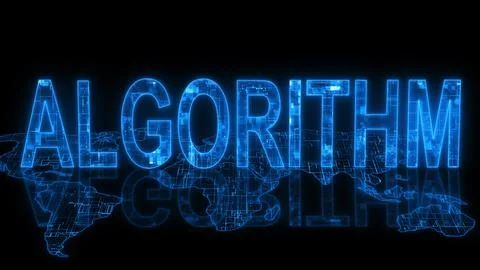 Algorithm text technology earth map glow Stockillustratie