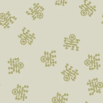 Algorithm transparency line seamless pattern Illustrazione stock