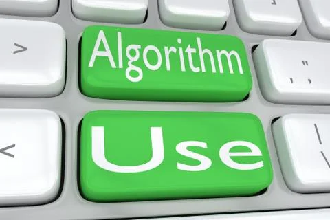 Algorithm Use concept Stock Illustration