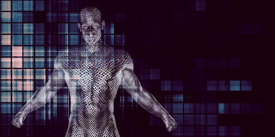 Algorithmic Predictive Analysis Technology Science Wallpaper イラスト素材