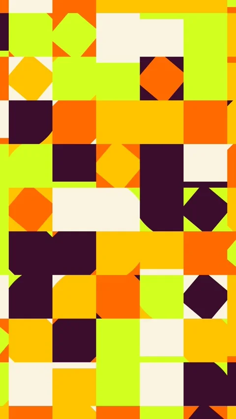 Algorithmic Surface Movement with Minimalist Bauhaus Design Elements Stockbeeldmateriaal 329614431