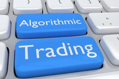 Algorithmic Trading concept Stock Illustration