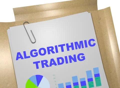 Algorithmic Trading concept Stock Illustration