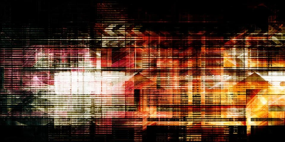 Algorithmic Trading System Interface For Financial Markets Stock Illustration