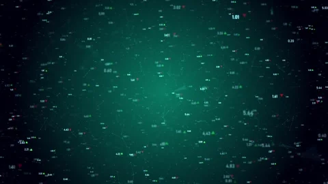 Algorithms and Data Structures Concept over Dark Background Stock Footage 243348581