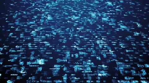 Algorithms Big Data Digital Data Analytics Information Technology  Video stock 276949533