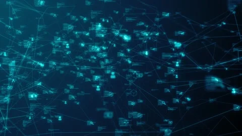 Algorithms Big Data Digital Data Analytics Information Technology  Stock Footage 277863953