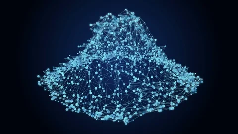 Algorithms lines and points Video stock 93021385