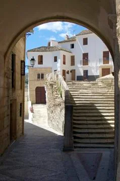 Alhama de Granada, a typical village of Andalucia, Spain Stock Photos