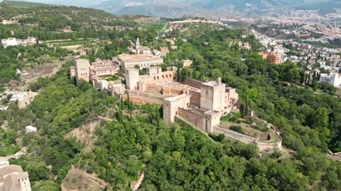 Alhambra in all the beauty Stock Footage 267969145