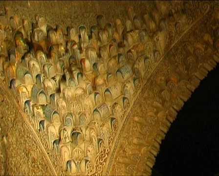 Alhambra architecture Video stock 146100