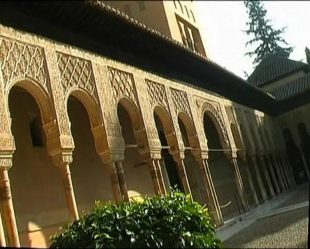 Alhambra architecture Stock Footage 146140