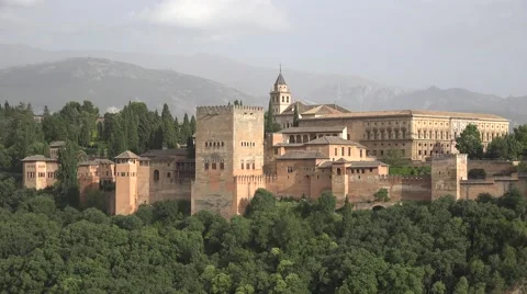Alhambra in Granada Video stock 67988646