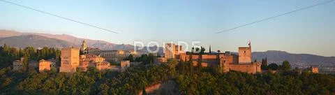 The alhambra in granada Stock Photos