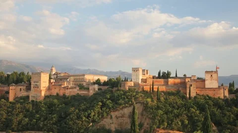 Alhambra, Granada, Spain Stock Footage 78875757