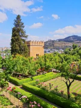 Alhambra in granada, spain Stock Photos