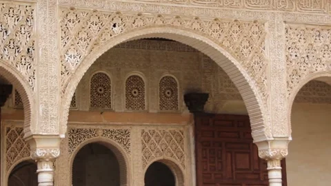 Alhambra of Grenada Stock Footage 136578348