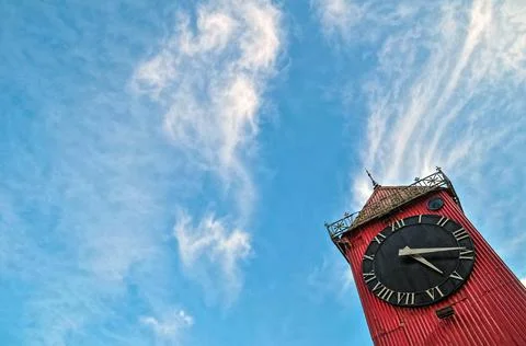 Ali Amjad's Clock 库存照片