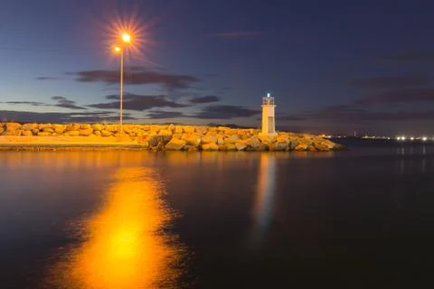 Aliağa Night Stock Photos