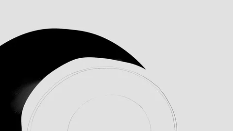 Aliased lines movement. Weird motion design with abstract graphic silhouettes. Stock Footage 124603493