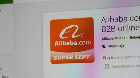 Alibaba website Stock Photos